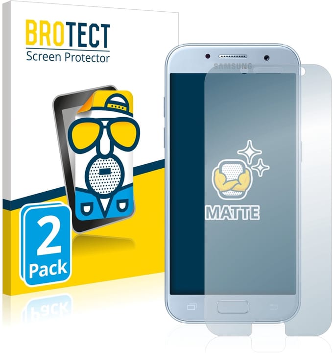BROTECT - Screenprotector voor Samsung Galaxy A5 2017 - Folie Beschermfolie matte 2 Stuks