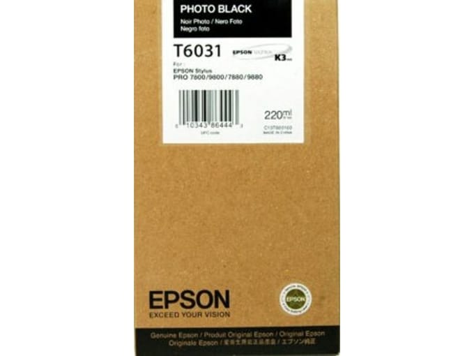 Epson T6031 Zwart - Inktpatroon Photo black