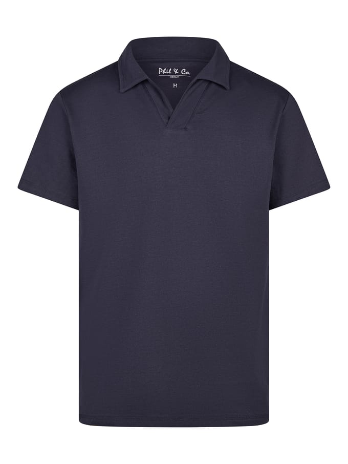 Phil & Co Heren Korte Pyjama Set Shortama Badstof Blauw/Groen - Maat S