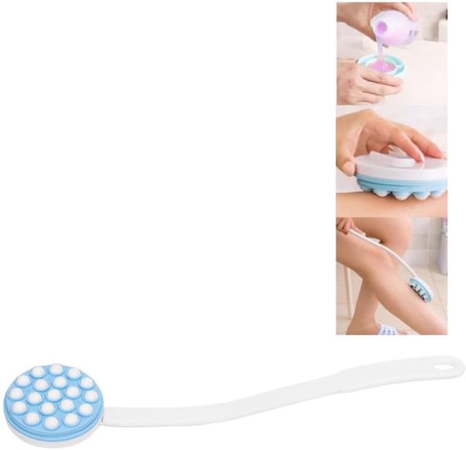 Achterlotion Applicator - Afneembare Lange Handgreep - Massager - Huidvriendelijk - Comfortabel Gebruik - Plastic Materialen - Lotion Applicator