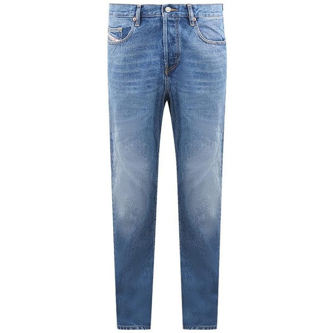 Diesel Heren D-Viker Jeans (Blauw)