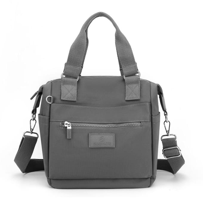 Sac à bandoulière tendance pour femmes, sac à main messager de voyage léger de grande capacité One size gris