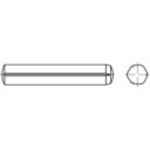 TOOLCRAFT 136202 Cilindrische kerfstift (Ø x l) 2 mm x 20 mm Staal 250 stuk(s)