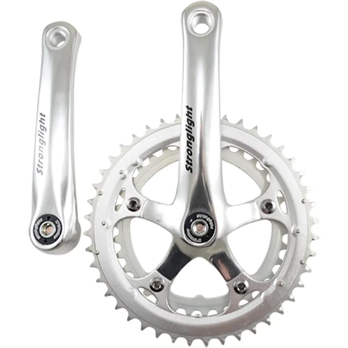 Dubbel crankstel Stronglight Impact Kidaluminium