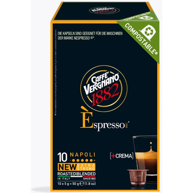 Caffè Vergnano Napoli 10 capsules Nespresso®-compatibel