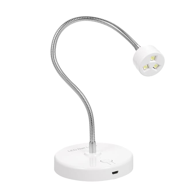 Lampe à UV LED pour vernis à ongles, sèche-ongles, lampe à polymérisation de colle, Angle réglable de 360 ​​degrés, lumière UV blanc