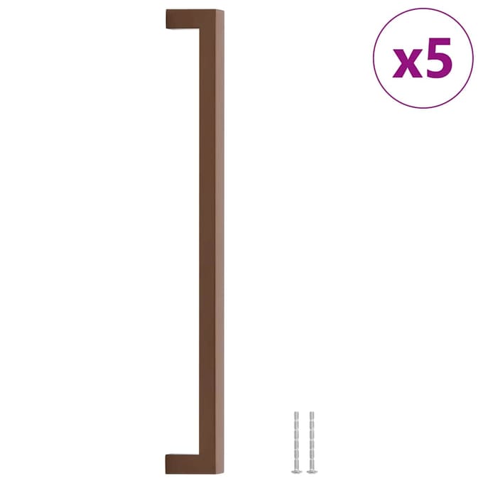 vidaXL - Handvatten - 5 - st - 320 - mm - roestvrij - staal - bronskleurig