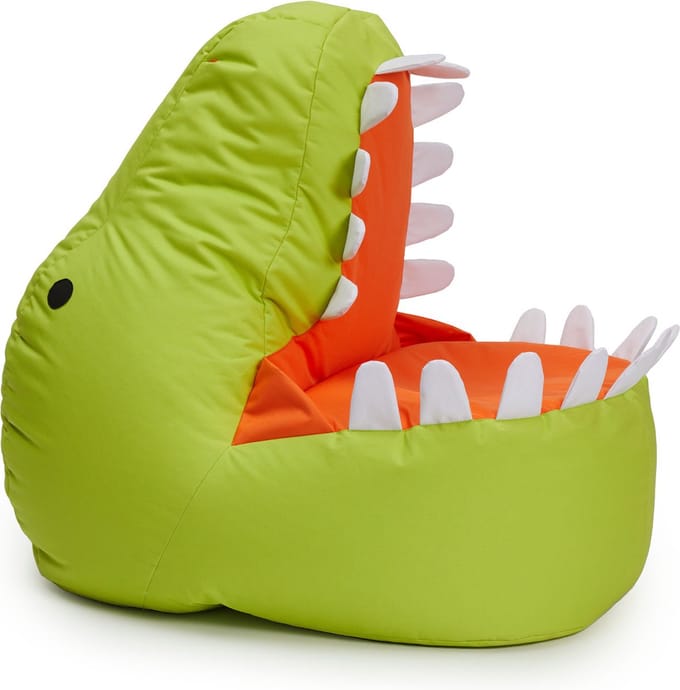 LUMALAND Animal Line kinderzitzak Dino - pastelgroen