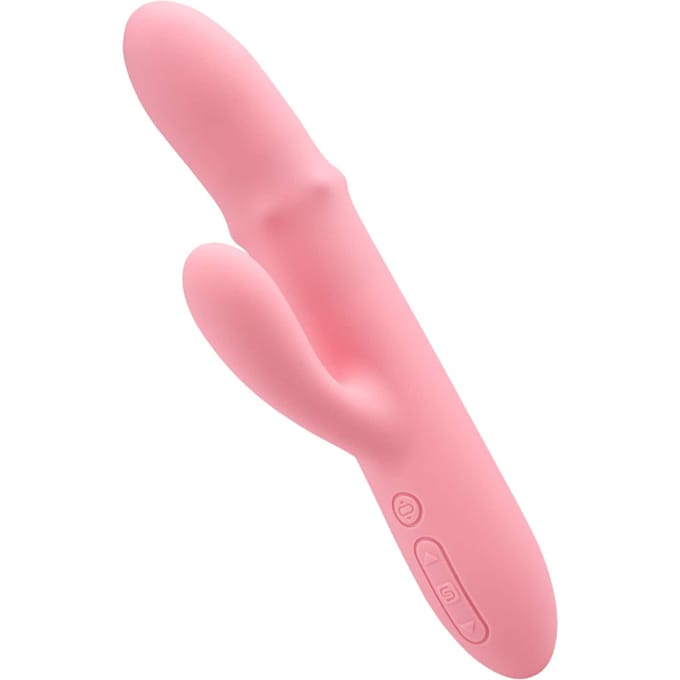 Svakom - Mora Neo - Interactieve Rabbit Vibrator met stotende kralen-ring - App Control - Roze