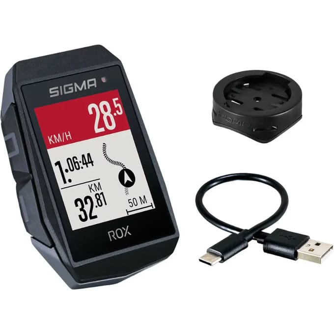 Sigma ROX 11.1 EVO Basic Fietsnavigatie Fietsen GPS, GLONASS, Spatwaterdicht