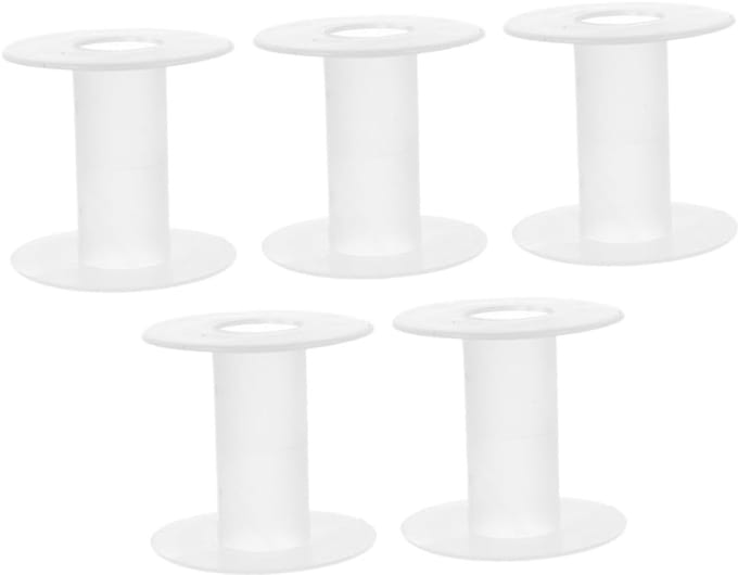 Plastic Spoelen - Draadklosjes - Knutselprojecten Organiseren - I-vormig Ontwerp - 5 Stuks - Transparant