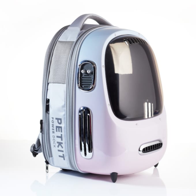 Petkit Breezy 2 Slimme Draagdoek - pink: L 46 x W 35,5 x H 59 cm
