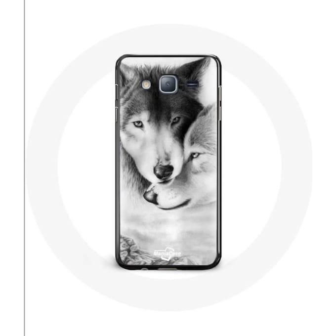 Case voor Samsung Galaxy J5 2016 Wolf Duo dieren