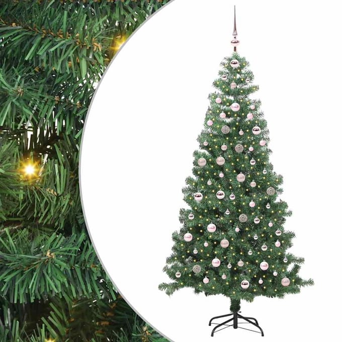 vidaXL - Kerstboom - Groen - 240 - cm - PVC