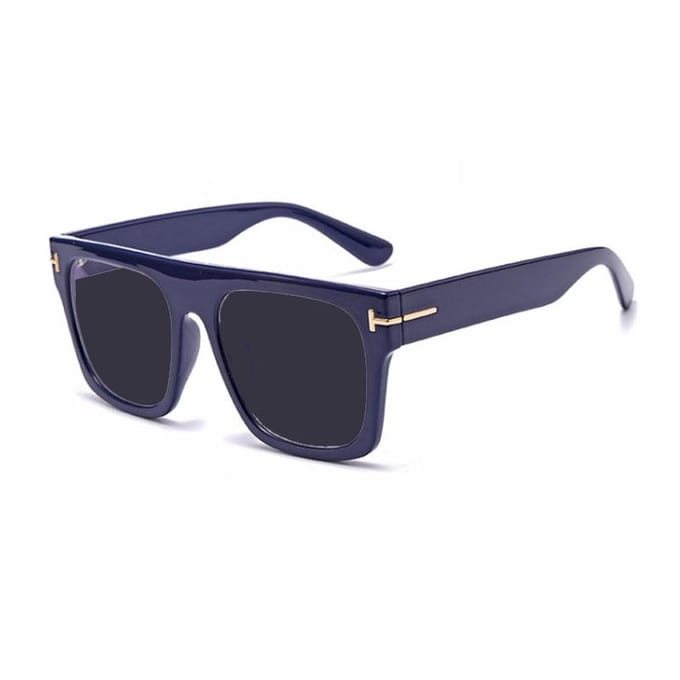 Lunettes surdimensionnées Hommes Luxe Carrées Grandes Hyperopie Femmes Lunettes de soleil de lecture Prescription 0 +0.25 +0.5 +1.0 +2.0 +3.0 À +6.0 0.5 black