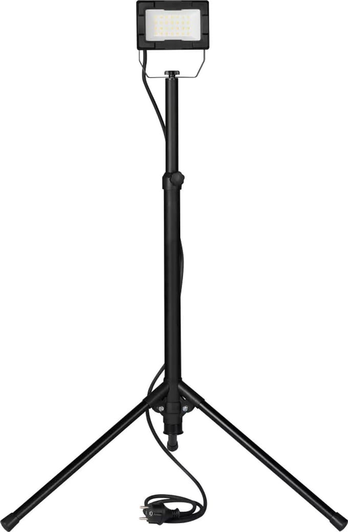 Smartwares LED Bouwlamp - 20W - Werklamp Op Statief - Wit Licht - 2200 Lumen