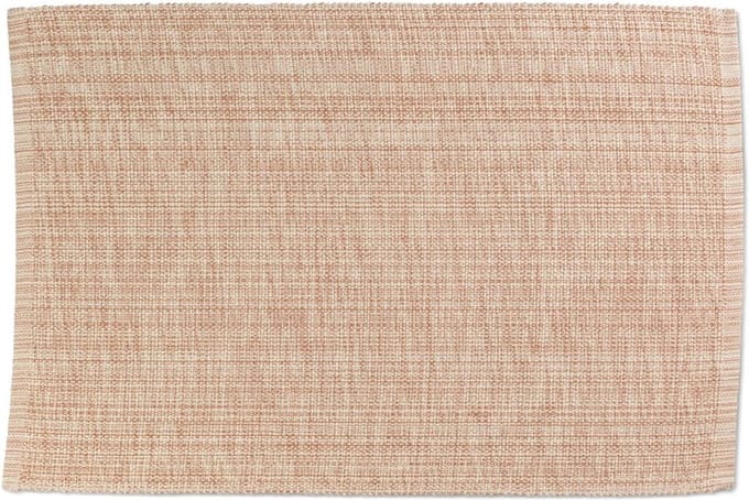 Kela Keuken - Ria Placemat Set van 6 Stuks - Ijzer - Beige