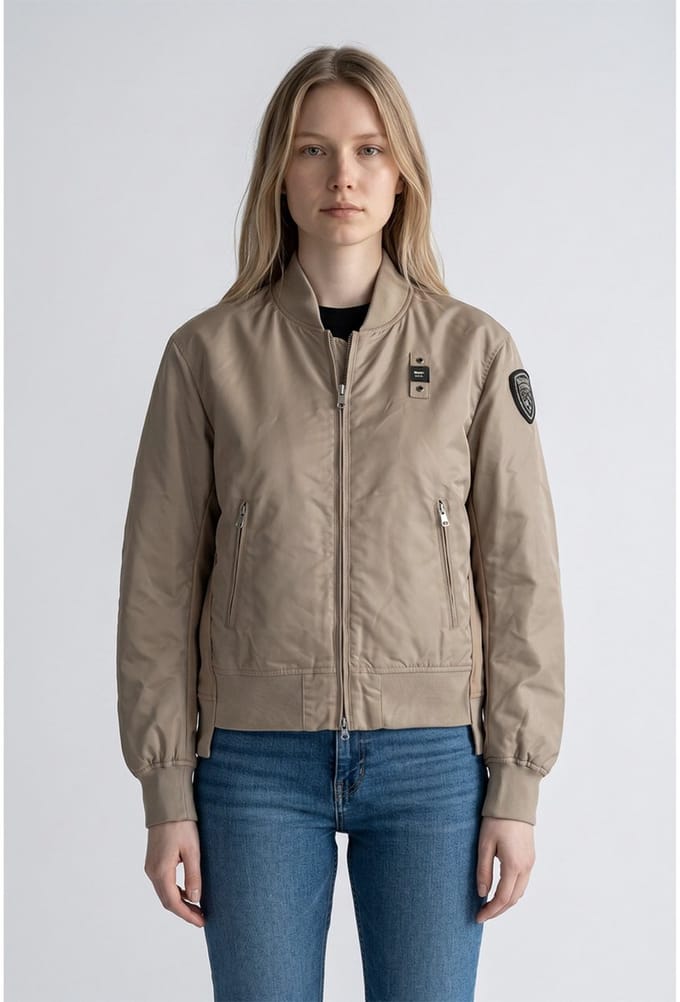Blauer Laurie beige Bomber Jas