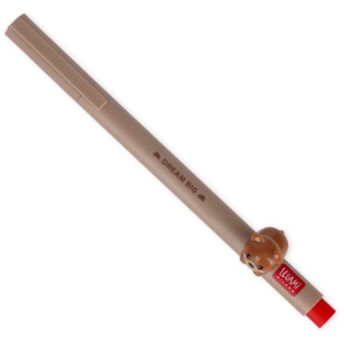Gelpen Lovely Friends - Teddybeer - rode inkt