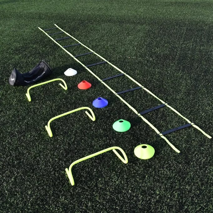 Precision trainingsset agility voor coaches en sporters multicolor.
