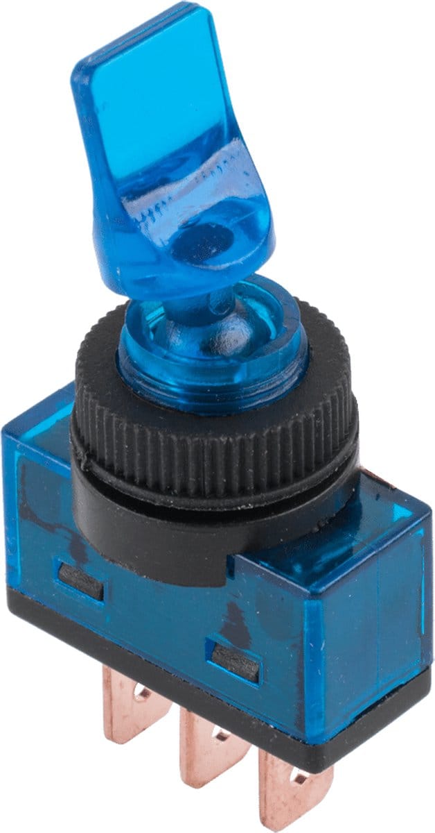 SCHAKELAAR - ‘ON/OFF’ - 12V 20A - BLAUW - 3 polig