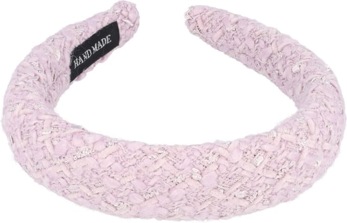 Haarsoires Haarband Diadeem 3cm – Dik Gevuld – Geweven – Lila Paars