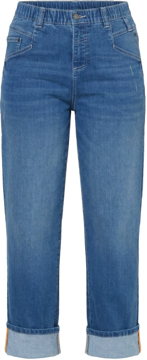 Laurasøn - Dames - Jeans wijde pijpen - Blauw denim - Maat 42