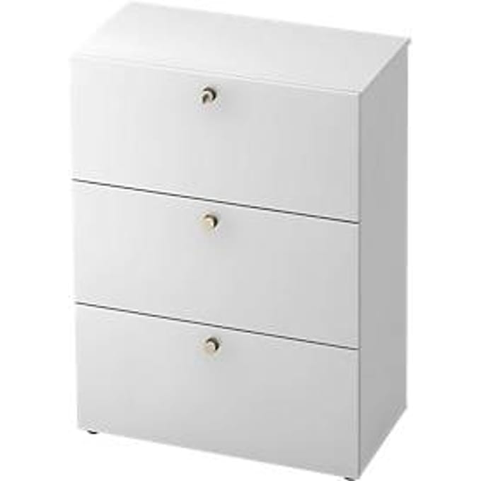 TOPAS LINE archiefkast, 3 dossierhoogtes, met volledig uittrekbare lade, wit/wit