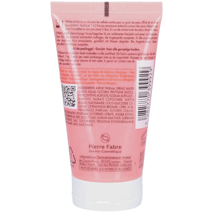Avène Face Milde Exfoliërende Gel voor de Gevoelige Huid, 50 ml