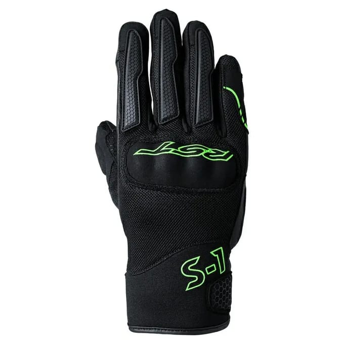 RST S1 Mesh Handschoenen Zwart Grijs Neon Groen - Handschoen