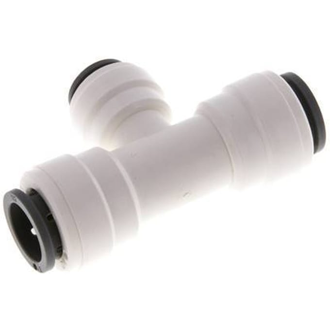 3/8'' x 1/2'' T-koppeling POM Insteekfitting FDA EPDM [2 Stuks]