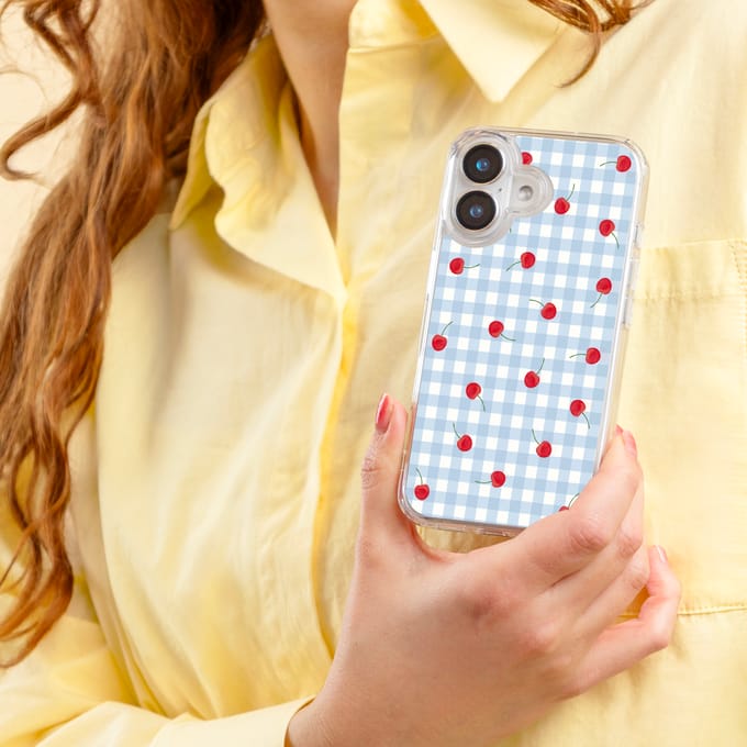 imoshion Design hoesje voor de Samsung Galaxy A37 (5G) - Cherry Check
