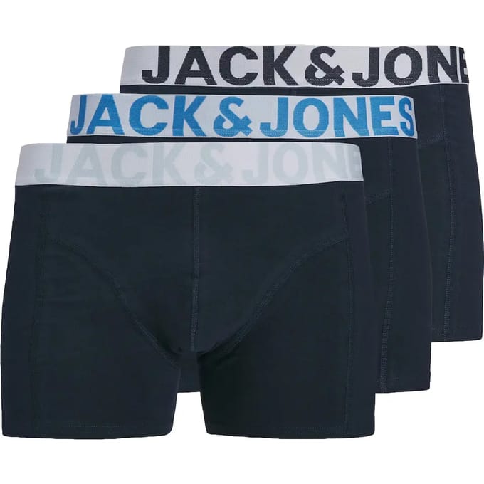 JACK&JONES - JACCONOR SOLID TRUNKS 3 PACK NOOS - Heren - Onderbroeken