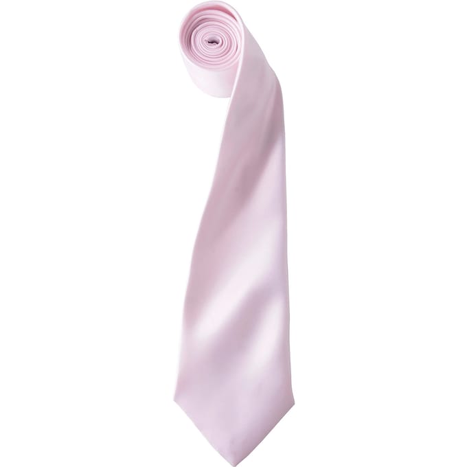 Premier Herensatineband (Smalblad) (Roze)