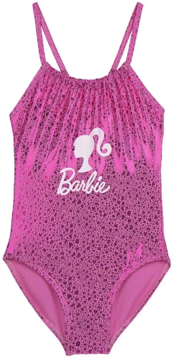 Barbie Meisjes Badpak Roze Maat 152
