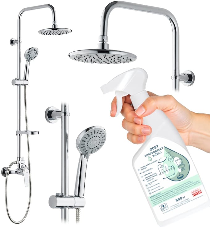 Kuchinox ENNA - Douchezuilset - Chroom - Ergonomisch - Antikalk