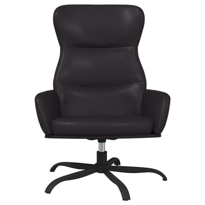 vidaXL - Relaxstoel - kunstleer - zwart