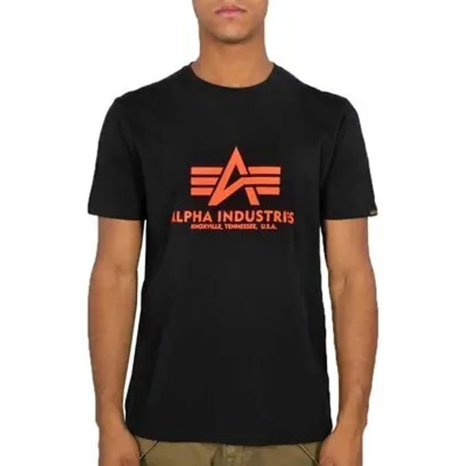 T-shirt Alpha Industries Basic Neon Print