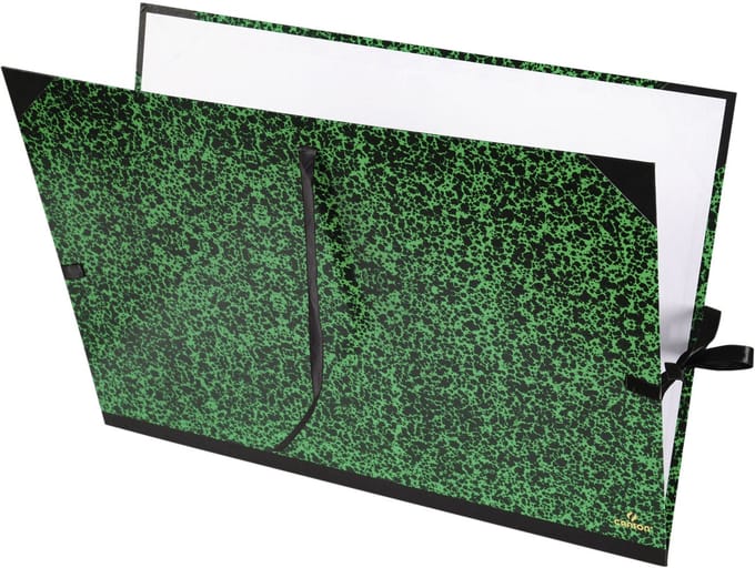 Tekenmap canson classic annonay 520x720mm groen | 10 stuks