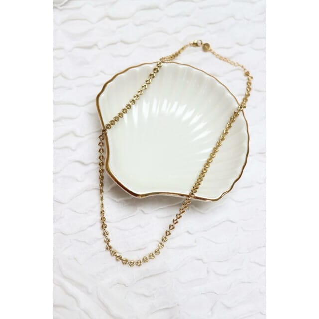 Label Kiki Baby shell necklace gold