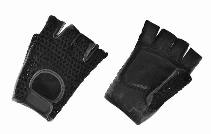 AGU Classic - Fietshandschoenen - Vingerloos - Unisex - Zwart - S - Gerecycled Polyester - Schuimvulling - Ventilerend