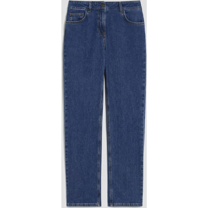 jeans regular fit vrouw blauw