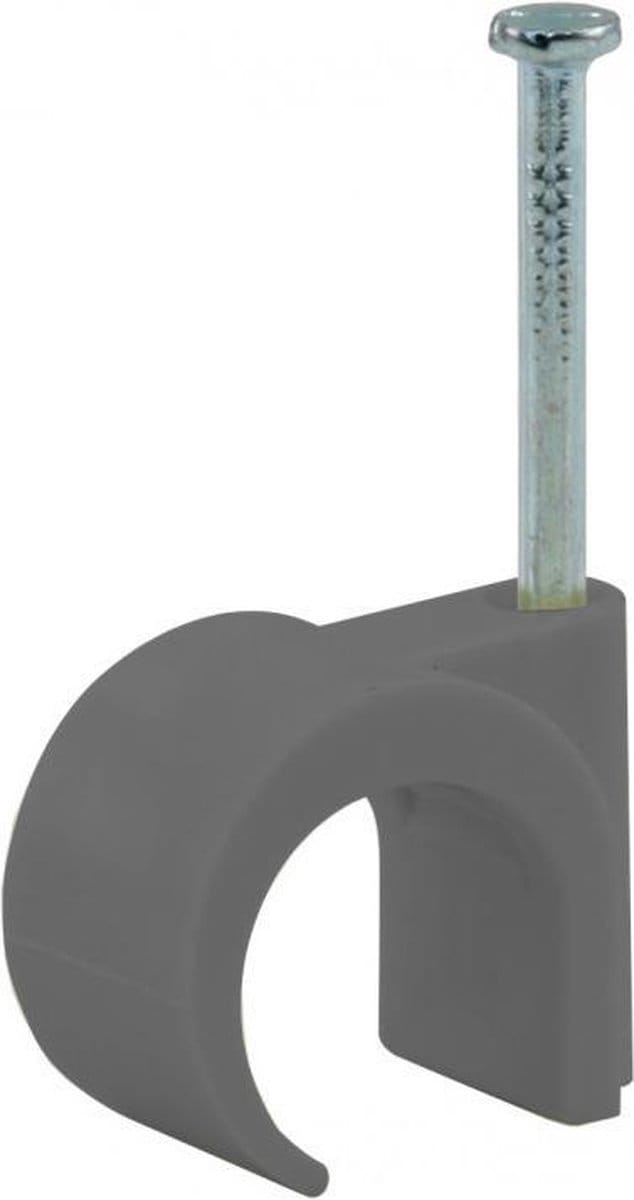 Bl(50) Spijkerclip 8 Tot 10mm Grijs Ef