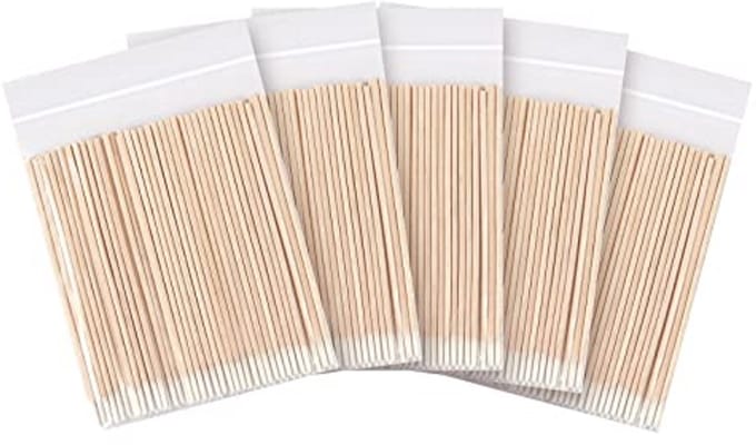 Microblading Wattenstaafjes Houten Katoenen Applicators 500 Stuks