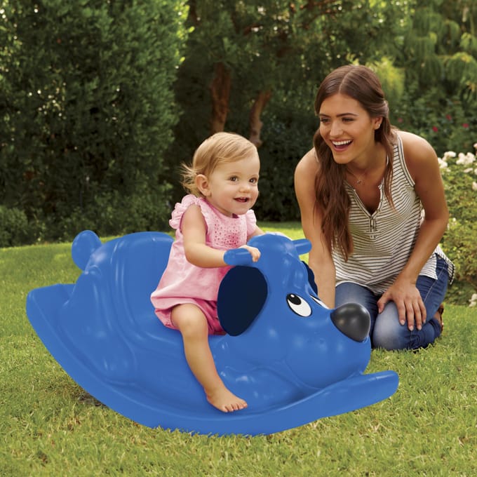 Little Tikes rocking puppy blue