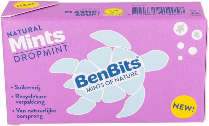 BenBits - Dropmint Mints - Suiker en Plastic vrij
