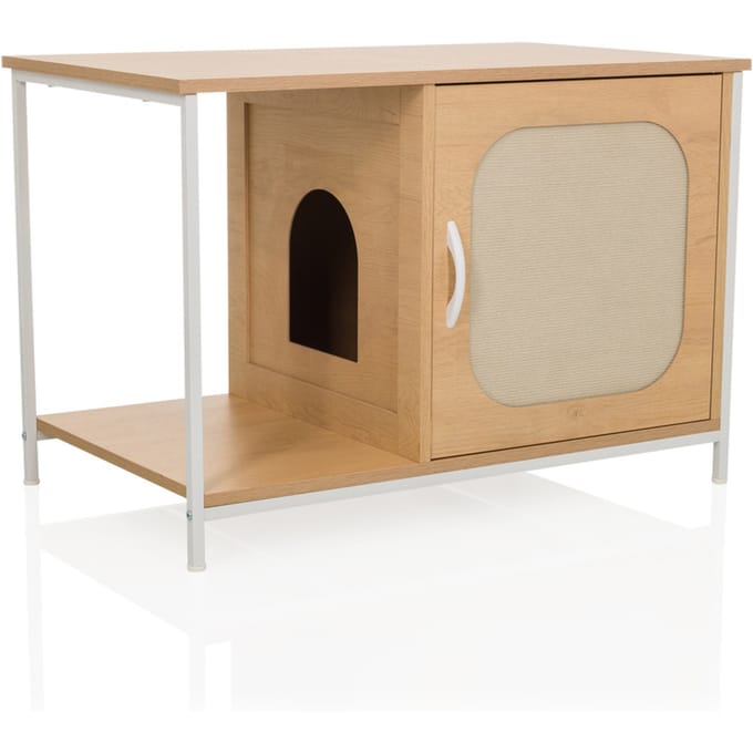 Kattenhuis / dressoir KITTYHOME 1 80x48x55 cm beuken / withjh LIVING