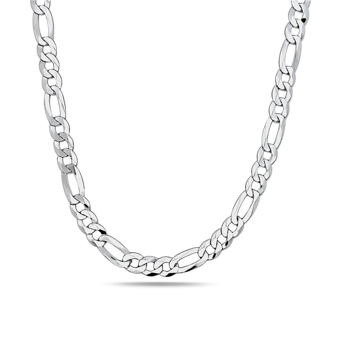 Juwelier Zwartevalk zilveren figaro schakel ketting - 25.156-8.0mm/65cm