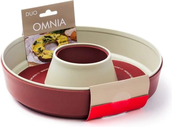 Omnia Silicone Bakvorm Duo Pack voor Camping Oven