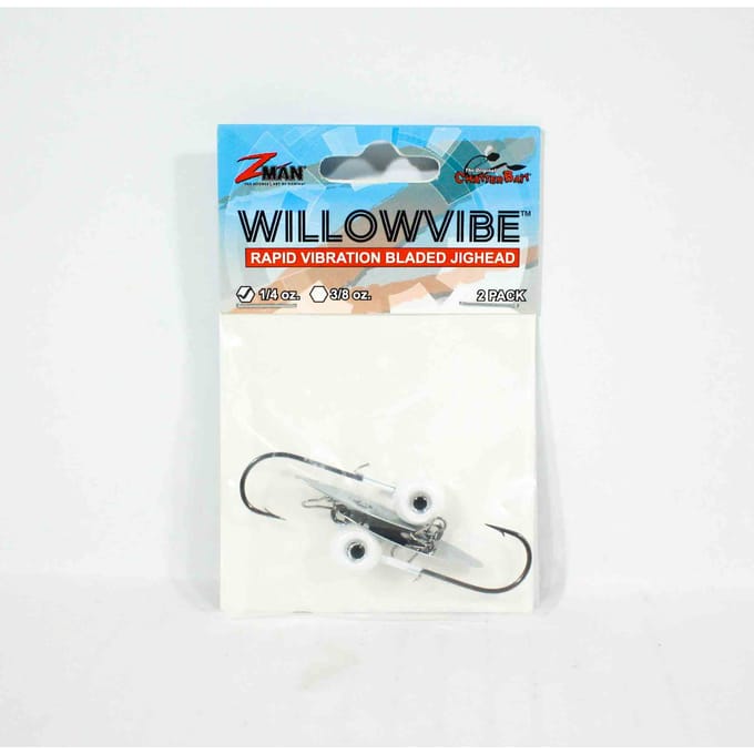 Zman Chatterbait Willow Vibe 1/4 Oz Zinkend Kunstaas Pearl (0648)